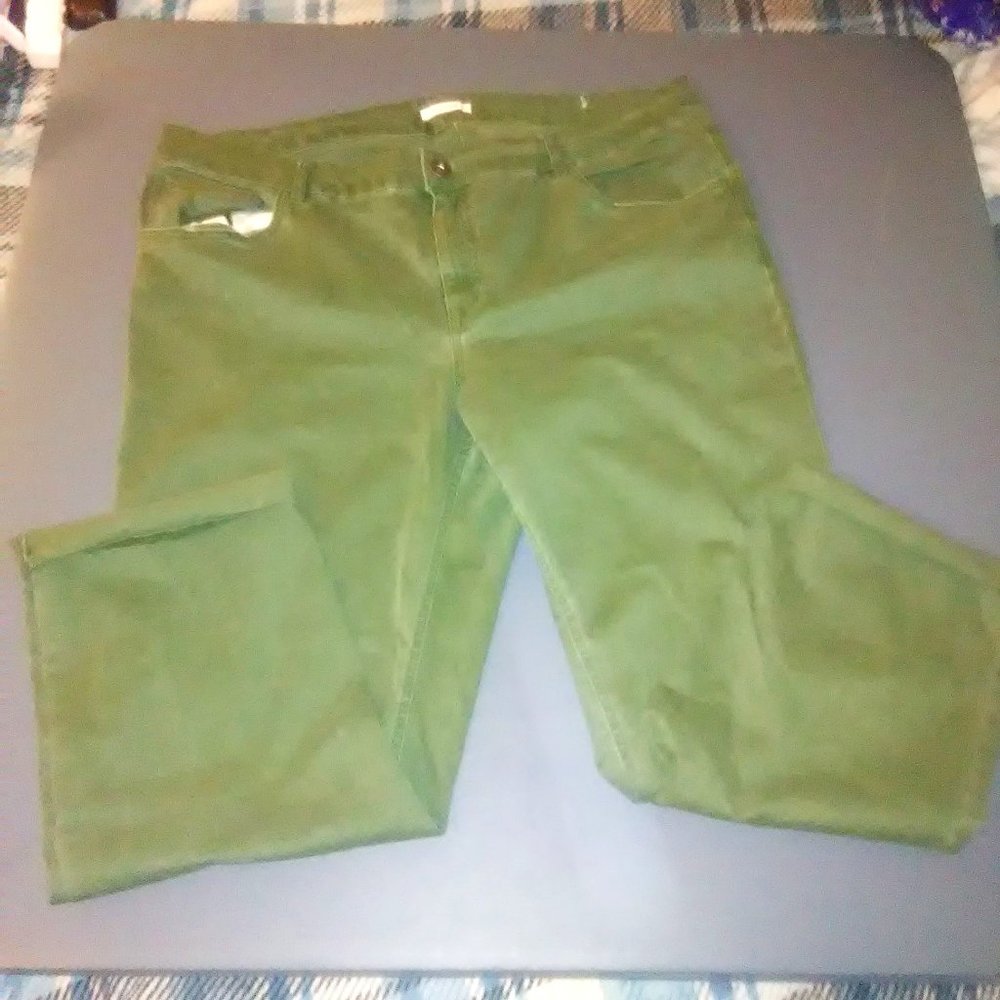 Maurices Olive Green Boyfriend Style Pants